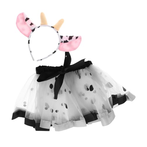 VALICLUD Mädchenkuhrock Karnevalsrock Tierkostüme Tutu-rock Für Babymädchen Cosplay Kuh Ohr Stirnband Cosplay-kostüm Tutu-rock Aus Mesh Für Tutu -röcke Kostüm Für Mädchen Polyester VALICLUD Mädchenkuhrock Karnevalsrock Tierkostüme Tutu-rock Für Babymädchen Cosplay Kuh Ohr Stirnband Cosplay-kostüm Tutu-rock Aus Mesh Für Tutu -röcke Kostüm Für Mädchen Polyester von VALICLUD