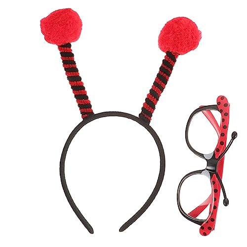 VALICLUD MarienkäFer KostüM Set - Haarreif Mit Brille Und TüLlrock, Perfekt FüR Karneval, Mottoparty Oder Halloween, Zwei Teile FüR Vielseitige Kombinationen VALICLUD MarienkäFer KostüM Set - Haarreif Mit Brille Und TüLlrock, Perfekt FüR Karneval, Mottoparty Oder Halloween, Zwei Teile FüR Vielseitige Kombinationen von VALICLUD