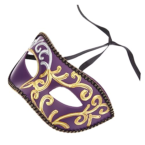 VALICLUD Maske Kostüm Halloween Mantel Gesicht hallowen masks masquerade venetian mask mask mouth mask Streich Requisite für Partyfotografie Partygeschenk Plastik Violett VALICLUD Maske Kostüm Halloween Mantel Gesicht hallowen masks masquerade venetian mask mask mouth mask Streich Requisite für Partyfotografie Partygeschenk Plastik Violett von VALICLUD