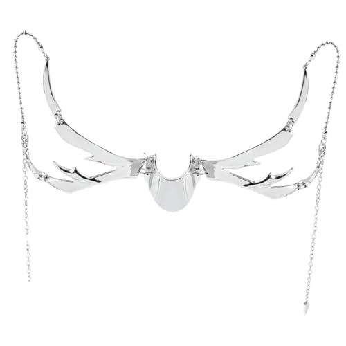 VALICLUD Maskerade-Maske für Paare halloween masken halloweenmaske Abschlussballmasken masken für halloween gesichtsmaske halloween Halloween-Maske Punk Maskerademaske Metallmaske Silver von VALICLUD