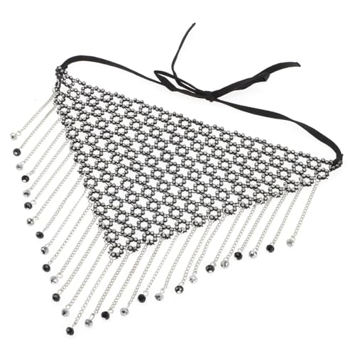 VALICLUD Masquerade Rhinestone Kettenmaske Gesichtsschmuck für Karneval Halloween Hochzeiten und Partys Tragbar Leicht für Cosplay und Aufführungen VALICLUD Masquerade Rhinestone Kettenmaske Gesichtsschmuck für Karneval Halloween Hochzeiten und Partys Tragbar Leicht für Cosplay und Aufführungen von VALICLUD