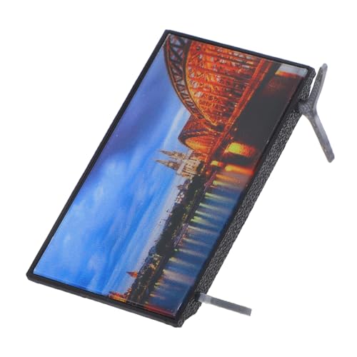 VALICLUD Mini Fernseher für Puppenhaus Kompakte Detailreiche Tv Dekoration für Miniatur Szenen Robustes Material für Kreative Wohnzimmereinrichtungen und Nahtlose Integration Zubehör VALICLUD Mini Fernseher für Puppenhaus Kompakte Detailreiche Tv Dekoration für Miniatur Szenen Robustes Material für Kreative Wohnzimmereinrichtungen und Nahtlose Integration Zubehör von VALICLUD