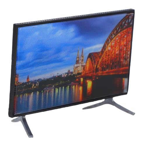 VALICLUD Miniatur Fernseher für Puppenhäuser Robustes Zubehör für Wohnzimmer Dekoration Detailgetreues Modell Einzigartiger Stil für Kreative Spielwelten VALICLUD Miniatur Fernseher für Puppenhäuser Robustes Zubehör für Wohnzimmer Dekoration Detailgetreues Modell Einzigartiger Stil für Kreative Spielwelten von VALICLUD