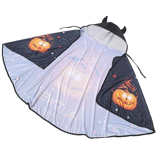 VALICLUD Halloween Umhang Mit Kapuze -Cape Für Kostümparty Cosplay Und Halloween-Dekoration Leichtes Tragbares Kostüm-Accessoire Für Erwachsene von VALICLUD