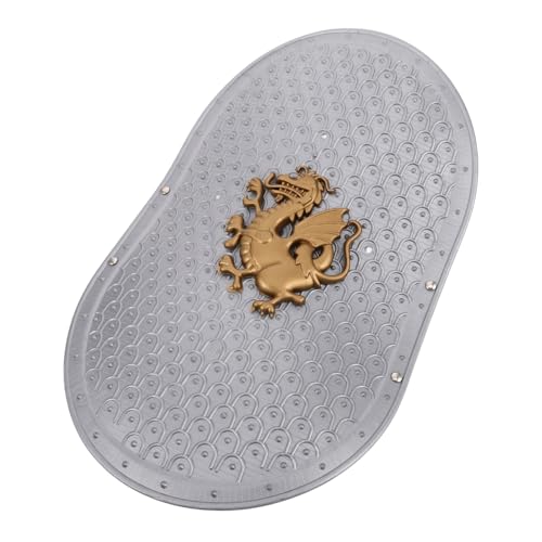 VALICLUD Mittelalterliche Treat Play Requent Runde Schild Spielzeug Cosplay Requisite Spielzeugschild Für Bühnendekor Lustige Schild Spielzeug Cosplay Shield Rep Viking Shield Kostüm von VALICLUD