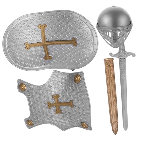 VALICLUD Mittelalterliches Cosplay Satz für Kinder Spielzeug Schild und Stabilem Kunststoff Sicher und Leicht für Rollenspiele und Kostüme VALICLUD Mittelalterliches Cosplay Satz für Kinder Spielzeug Schild und Stabilem Kunststoff Sicher und Leicht für Rollenspiele und Kostüme von VALICLUD