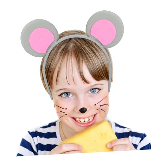 VALICLUD Niedliches Mausohren Haarreifen Stirnband Komfortabel Langlebig Party Cosplay Theater Zubehör Für Erwachsene Halloween Kostüm VALICLUD Niedliches Mausohren Haarreifen Stirnband Komfortabel Langlebig Party Cosplay Theater Zubehör Für Erwachsene Halloween Kostüm von VALICLUD