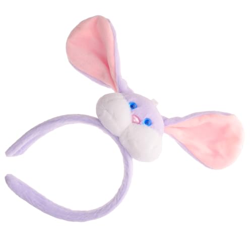 VALICLUD Niedliches Plüsch Hasenohren Haarband Weich und Bequem Stilvoller Bunny Kopfschmuck für Party Kostüm Geeignet für Ostern und Festliche Anlässe Zartes Design in Helllila VALICLUD Niedliches Plüsch Hasenohren Haarband Weich und Bequem Stilvoller Bunny Kopfschmuck für Party Kostüm Geeignet für Ostern und Festliche Anlässe Zartes Design in Helllila von VALICLUD