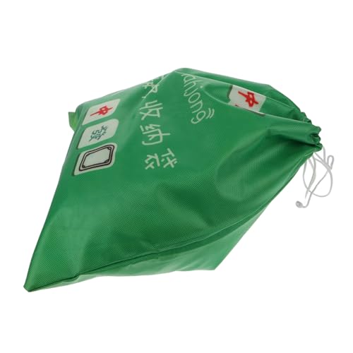 VALICLUD Oxford Mahjong Aufbewahrungstasche mit Kordelzug Tragbarer Mahjong Organizer Leichter Spielstein Behälter für Reisen und Zuhause Langlebige Aufbewahrungstasche für Steine von VALICLUD