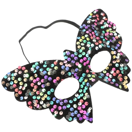 VALICLUD Pailletten-schmetterlingsmaske Maskerade Maske Frauen Glückselige Maskerade Pailletten-maskerade-maske Für Damen Maskerademaske Für Damen Rot Maskerade Auge Maskiert Pvc Colorful von VALICLUD
