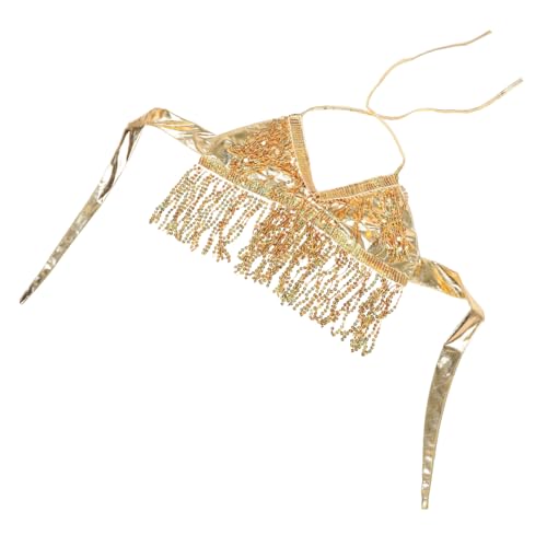 VALICLUD Paillettenoberteil Für Den Orientalischen Tanz Grünes Kostümoberteil Meerjungfrau-oberteil Metallisches Tanktop - -outfits Rotes Rohr Oben Glitzerrock Golden Polyester VALICLUD Paillettenoberteil Für Den Orientalischen Tanz Grünes Kostümoberteil Meerjungfrau-oberteil Metallisches Tanktop - -outfits Rotes Rohr Oben Glitzerrock Golden Polyester von VALICLUD