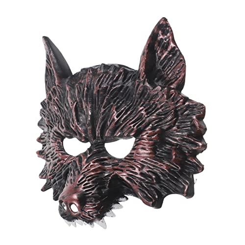 VALICLUD Partymaske Gruselige Halloween Party Wolfsmaske Pelzige Halloween Masken Halloween LED Purge Für Vintage Maskerade Halloween Horrormasken Gruselige Halloween Dekorative Wolfsmaske von VALICLUD