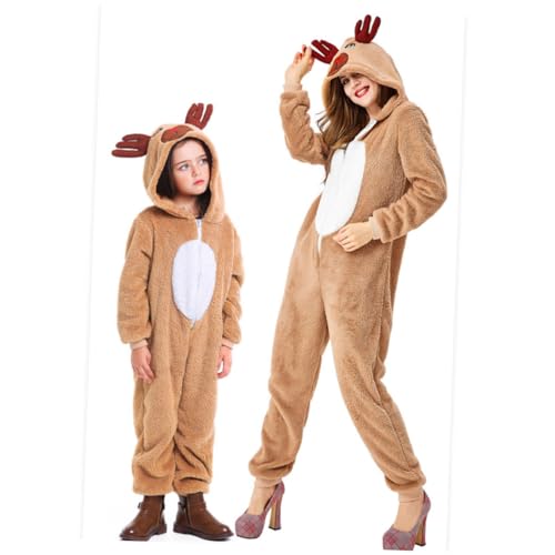 VALICLUD Partyzubehör Mädchenanzug Rollenspiel Kostüm Outfit Für Mädchen Tierkostüm Outfits Korallenvlies Kleidung Cosplay Kleidung von VALICLUD