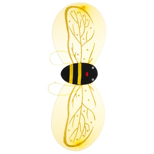 VALICLUD Adorable Bienenkostüm Flügel Für Junge Mädchen Leichte Und Bequeme Kostüm Accessoires Für Halloween Karneval Und Cosplay Bienen-wing Prop Für Süße Verkleidungen VALICLUD Adorable Bienenkostüm Flügel Für Junge Mädchen Leichte Und Bequeme Kostüm Accessoires Für Halloween Karneval Und Cosplay Bienen-wing Prop Für Süße Verkleidungen von VALICLUD
