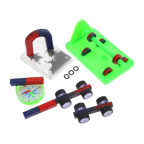 VALICLUD Physik Magnet Experiment Set für Grundschule Vielseitiges Magnetset mit Starken Magneten Lernspielzeug für Wissenschaftsunterricht und Experimentieren zu Hause von VALICLUD