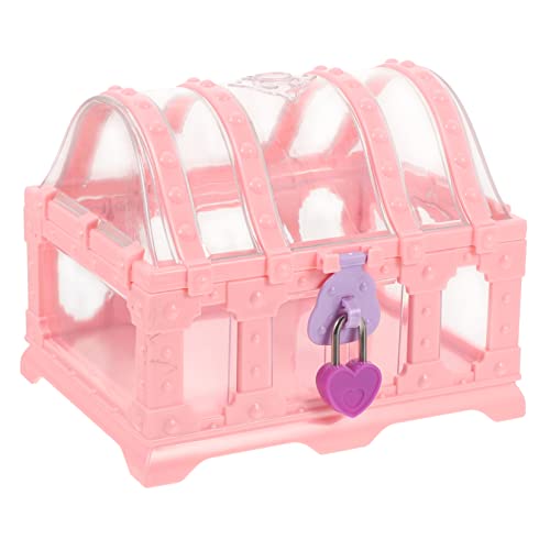 VALICLUD Piraten Schatztruhe mit Schloss Vintage Aufbewahrungsbox für Schmuck Souvenirs und Aufbewahrung für Partys und Dekoration von VALICLUD