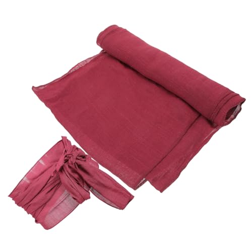 VALICLUD Piratenkostüm Zubehör Beanie Cap und Taillengürtel Rot Praktische Kopfbedeckung Schützt vor Sonne Vielseitig für Party Camping Strand Langlebig und Komfortabel Leicht Tragbar von VALICLUD