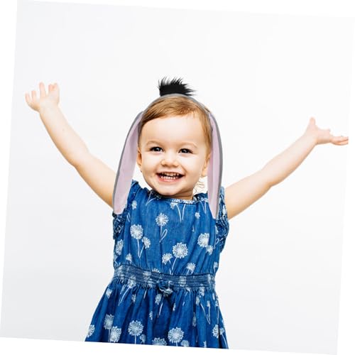 VALICLUD Plüsch Esel Ohren Haarreif Elastisch Weich Erwachsene Kostüm Tier Stirnband Für Karneval Party Bühne Verkleidung von VALICLUD