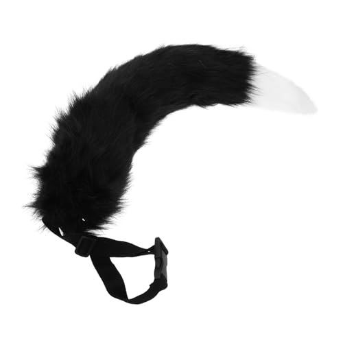 VALICLUD Plüsch Fursuit Cosplay Zubehör Künstlicher Tier schweif für Karneval Halloween Deko Handgefertigt Weicher Kunstfell Dekoratives Kostüm accessoire für Erwachsene von VALICLUD