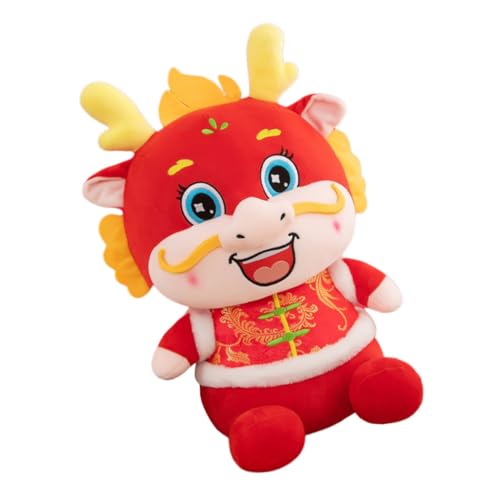 VALICLUD Plüsch Glücksbringer Maskottchen Für Chinesische Neujahr Weiches Stofftier Als Festliche Dekoration Und Süßes VALICLUD Plüsch Glücksbringer Maskottchen Für Chinesische Neujahr Weiches Stofftier Als Festliche Dekoration Und Süßes von VALICLUD