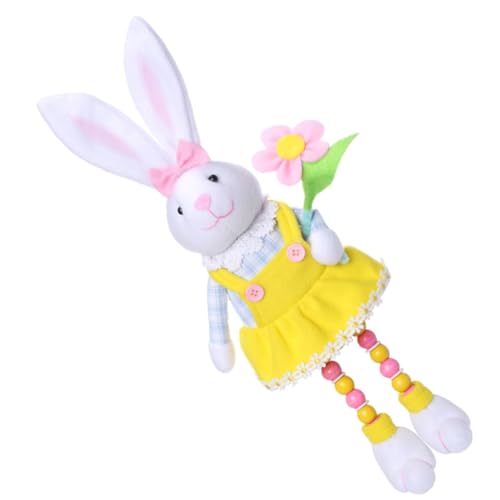 VALICLUD Plüsch Osterhasen Dekoration Niedliche Gefüllte Kaninchenfigur für Sofa und Perfektes Accessoire für Ostern und Fröhliche Feiern VALICLUD Plüsch Osterhasen Dekoration Niedliche Gefüllte Kaninchenfigur für Sofa und Perfektes Accessoire für Ostern und Fröhliche Feiern von VALICLUD