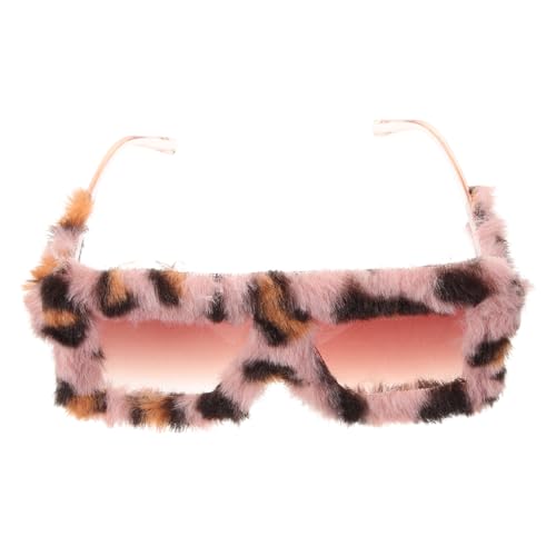 VALICLUD Plüsch- women sunglasses damensonnenbrille witzige festival sunglasses Brillen Hippie-Brille Rave pelzige Brille 90er für Damen Stk Leopard VALICLUD Plüsch- women sunglasses damensonnenbrille witzige festival sunglasses Brillen Hippie-Brille Rave pelzige Brille 90er für Damen Stk Leopard von VALICLUD