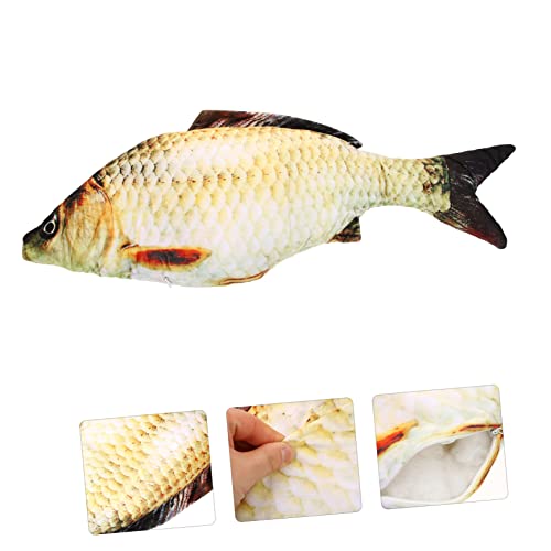 VALICLUD Plüschfisch Kissen Kuscheltier Fischform Weiches Stofftier Schmusekissen Geschenkidee Sofa Schlafzimmer Wohnzimmer Dekoration von VALICLUD