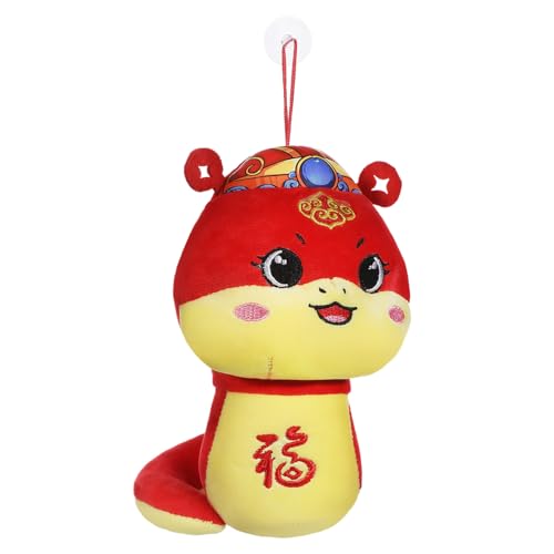 VALICLUD Plüschschlange Niedliches Stofftier im Design Chinesischen Tierkreiszeichen Symbolisches Souvenir für Jahr Schlange als Dekoration oder VALICLUD Plüschschlange Niedliches Stofftier im Design Chinesischen Tierkreiszeichen Symbolisches Souvenir für Jahr Schlange als Dekoration oder von VALICLUD