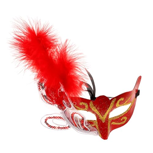 VALICLUD Plumage Cosplay Maske Damen Masquerade Maskeraden Karneval Halloween Party Leicht und Komfortabel für Tanz Bühnenaufführung VALICLUD Plumage Cosplay Maske Damen Masquerade Maskeraden Karneval Halloween Party Leicht und Komfortabel für Tanz Bühnenaufführung von VALICLUD
