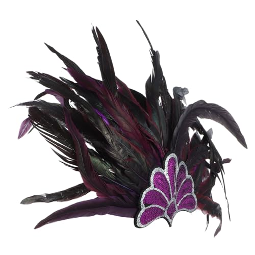VALICLUD Plume Kopfschmuck für Erwachsene Stirnbänder für Karneval Halloween und Cosplay Vielseitig für Damen und Herren Einfach zu Reinigen und Wiederverwendbar von VALICLUD