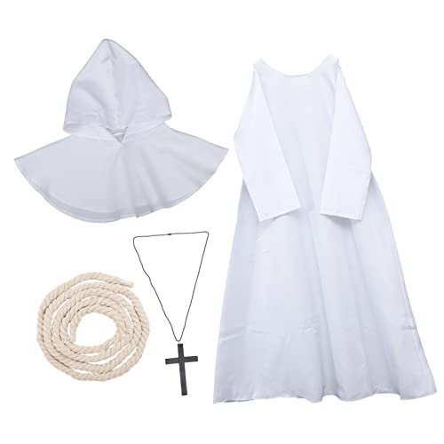 VALICLUD Priesterumhang Für Halloween Mittelalterliches Kostüm Für Männer Renaissance Priester Robe Cosplay Outfit Für Karneval Und Theateraufführungen VALICLUD Priesterumhang Für Halloween Mittelalterliches Kostüm Für Männer Renaissance Priester Robe Cosplay Outfit Für Karneval Und Theateraufführungen von VALICLUD