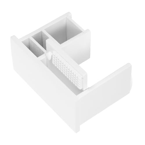 VALICLUD Puppenhaus Computer Schreibtisch aus Holz Miniatur Möbelset mit und Tastatur Stabiles Detailgetreues Möbelstück für Puppenhaus Dekoration und Kreatives Kinderspiel von VALICLUD