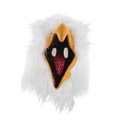 VALICLUD Realistische Halloween-adlerkopfmaske, Adler-cosplay-kostüm, Kopfbedeckung, Pelziger Vogel, Tierkopfbedeckung Für Halloween, Weihnachten, Party, Kostüm VALICLUD Realistische Halloween-adlerkopfmaske, Adler-cosplay-kostüm, Kopfbedeckung, Pelziger Vogel, Tierkopfbedeckung Für Halloween, Weihnachten, Party, Kostüm von VALICLUD