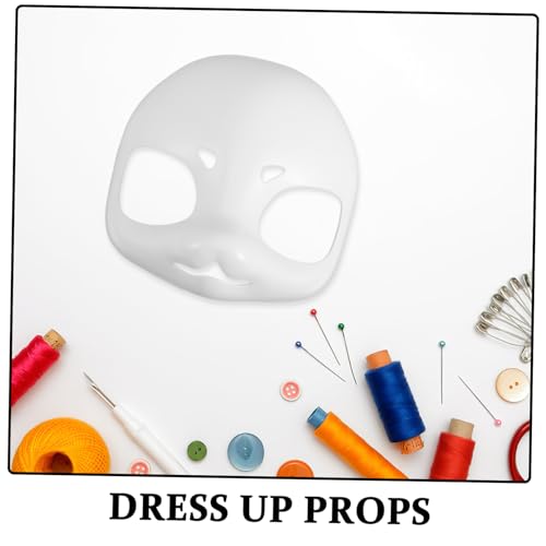 VALICLUD Realistische Hundeschädel Maske Weiß für Halloween Cosplay Tierkostüm Party Karneval Requisiten für Horror Kostümfans von VALICLUD