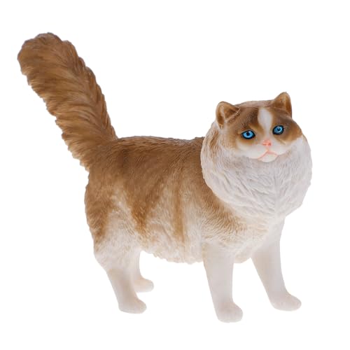 VALICLUD Realistische Katzenfigur aus Hochwertigem Kunststoff Lebensecht und Farbenfroh Kleine Desktop Deko für Zuhause und Büro Stabile Katzenmodell Skulptur als Dekoratives und VALICLUD Realistische Katzenfigur aus Hochwertigem Kunststoff Lebensecht und Farbenfroh Kleine Desktop Deko für Zuhause und Büro Stabile Katzenmodell Skulptur als Dekoratives und von VALICLUD