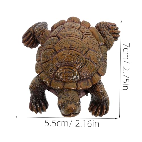VALICLUD Realistische Kleine Schildkrötenfigur aus Resin Stabile Gartendeko für Teich Bonsai und Aquarium Detailreich Verarbeitet als Geschenk und Miniatur Dekoration für Drinnen und VALICLUD Realistische Kleine Schildkrötenfigur aus Resin Stabile Gartendeko für Teich Bonsai und Aquarium Detailreich Verarbeitet als Geschenk und Miniatur Dekoration für Drinnen und von VALICLUD