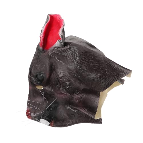 VALICLUD Realistische Ratten Halbgesichtsmaske für Erwachsene Atmungsaktive Tierkopf- für Halloween Kostüm Cosplay Party Fasching und Maskerade VALICLUD Realistische Ratten Halbgesichtsmaske für Erwachsene Atmungsaktive Tierkopf- für Halloween Kostüm Cosplay Party Fasching und Maskerade von VALICLUD
