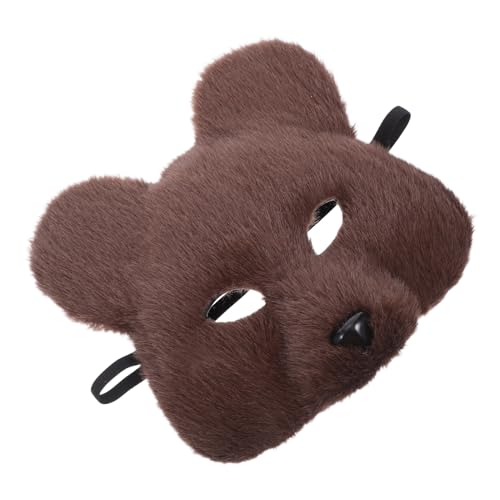 VALICLUD Realistisches Braunes Bärenkostüm Plüschmaske für Halloween Cosplay Masquerade und Karneval Weiche Leichte Tiergesichtsmaske für Erwachsene und Langlebiges Party-accessoire VALICLUD Realistisches Braunes Bärenkostüm Plüschmaske für Halloween Cosplay Masquerade und Karneval Weiche Leichte Tiergesichtsmaske für Erwachsene und Langlebiges Party-accessoire von VALICLUD