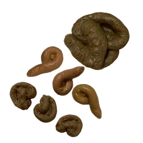 VALICLUD Realistisches Streichspielzeug Teilig PVC Eva Fake Poop Requisiten für Halloween Aprilscherz Vielseitig Verwendbar Sichere Materialien für Erwachsene von VALICLUD
