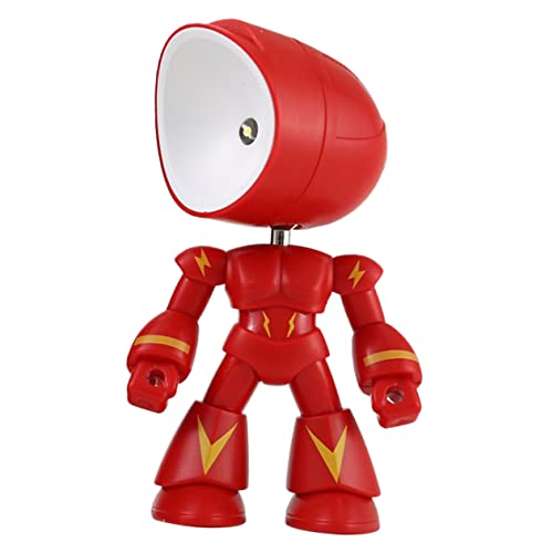 VALICLUD Roboterlampe Kinderlampe LED Nachtlicht Tischlampe Touch Design Warmes Licht für Schlafzimmer und Schreibtisch Dimmbar Einzigartige Dekoration von VALICLUD