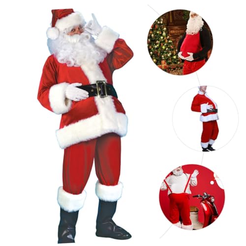 VALICLUD Santa Claus Bauch Fake Belly Strapazierfähigem Polyesterfaser Weihnachtliches Kostümzubehör für Cosplay und Bühnenauftritte Festlicher Weihnachtsmann Bauch für Party und VALICLUD Santa Claus Bauch Fake Belly Strapazierfähigem Polyesterfaser Weihnachtliches Kostümzubehör für Cosplay und Bühnenauftritte Festlicher Weihnachtsmann Bauch für Party und von VALICLUD