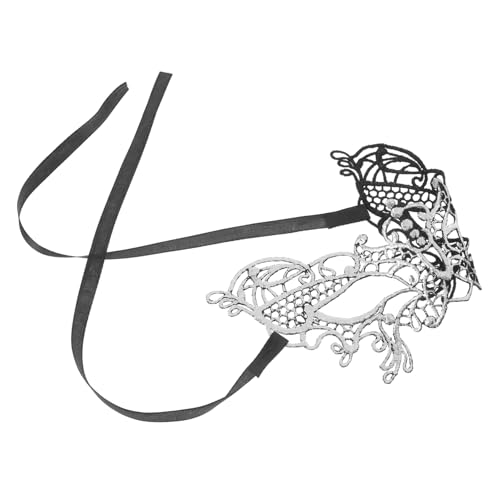 VALICLUD Schmetterlings -augenmaske Maskerademaske Für Männer Und Frauen Abschlussball Masken Dekorative Masken Venezianische Maskerade Maske Silvester Maskerade -maske Silver Spitze von VALICLUD