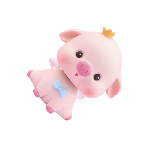VALICLUD Schwein Desktop Deko Figur mit Wackelndem Kopf aus Harz Süßes Auto und Wohnaccessoire Passende Tischdekoration für Zuhause und Büro Offenes Design Liebevolles für Freunde und VALICLUD Schwein Desktop Deko Figur mit Wackelndem Kopf aus Harz Süßes Auto und Wohnaccessoire Passende Tischdekoration für Zuhause und Büro Offenes Design Liebevolles für Freunde und von VALICLUD