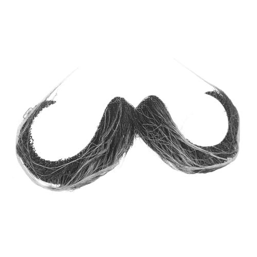 VALICLUD Gefälschte Schnurrbart Falscher Bart Für Halloween Und Kostümpartys Realistischer Selbstklebender Schnurrbart Lifelike Fake Beard Für Änner Und Frauen Perfekt Für Cosplay Fake Schnurrbart von VALICLUD