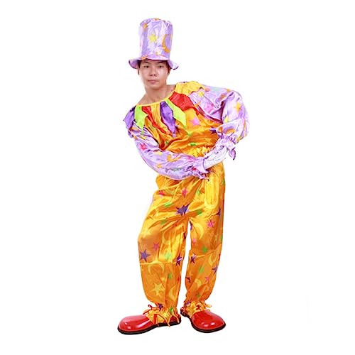 VALICLUD Halloweenkostüm Setzt Kostüme Für Erwachsene Männer-outfit Diademe Für Frauen Fiesta-kleidung Bilden Muscheltablett Make-up-kostüme Männerkleidung Kleider Clown Kleidungsset von VALICLUD