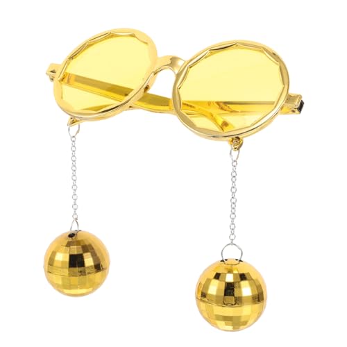 VALICLUD Spiegelkugelbrille Sonnenbrille Partybrille Lustige Sonnenbrille Für Erwachsene Gläser Vintage -brille Lustige Brille Für Erwachsene Verrückt Perlen Golden Plastik VALICLUD Spiegelkugelbrille Sonnenbrille Partybrille Lustige Sonnenbrille Für Erwachsene Gläser Vintage -brille Lustige Brille Für Erwachsene Verrückt Perlen Golden Plastik von VALICLUD
