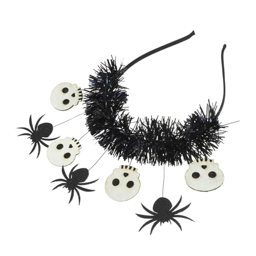 VALICLUD Spinnen-Stirnband Party Stirnbänder für Halloween -Haarreifen Halloween-Schädel-Stirnband Halloween-Requisiten Halloween-Haarband Halloween-Foto-Requisiten Satin VALICLUD Spinnen-Stirnband Party Stirnbänder für Halloween -Haarreifen Halloween-Schädel-Stirnband Halloween-Requisiten Halloween-Haarband Halloween-Foto-Requisiten Satin von VALICLUD
