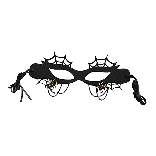 VALICLUD Frauen Karneval Halbgesicht Maske Spider Netze Cosplay Maske Für Maskenball Halloween Party Kostümveranstaltungen Leicht Wiederverwendbar Kreatives Design VALICLUD Frauen Karneval Halbgesicht Maske Spider Netze Cosplay Maske Für Maskenball Halloween Party Kostümveranstaltungen Leicht Wiederverwendbar Kreatives Design von VALICLUD