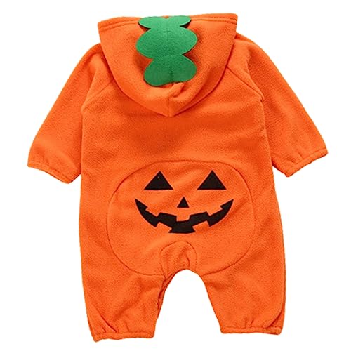 VALICLUD Strampler Baumwolle Für Halloween Kürbis Kostüm Für Neugeborene Geeignet Für Partys Und Freizeitaktivitäten von VALICLUD