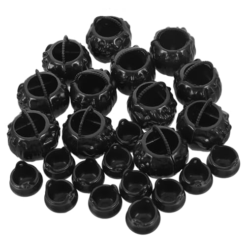 VALICLUD Teiliges Mini aus Schwarzem Stabile Halloween Dekoration mit Hexeneimer und Kessel Langlebig für Party und Tischdeko Miniatur Zaubertrank Behälter VALICLUD Teiliges Mini aus Schwarzem Stabile Halloween Dekoration mit Hexeneimer und Kessel Langlebig für Party und Tischdeko Miniatur Zaubertrank Behälter von VALICLUD